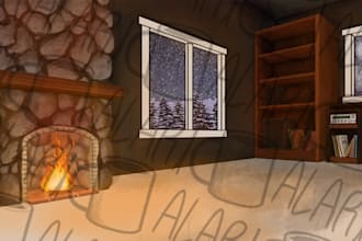 create custom background for your streams or desktop