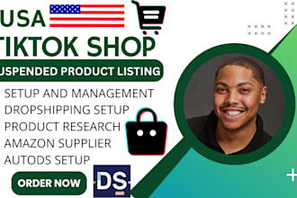 set up tik tok shop product listing tik tok dropshipping shopify marketing