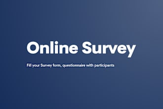 get over 1000 participants to fill your online survey, questionnaire and polls
