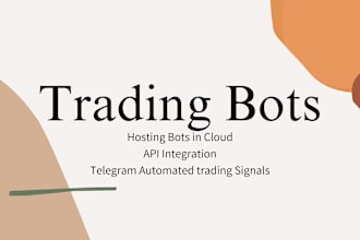 develop crypto trading bots, telegram bots, mt4, mt5, phemex