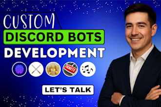 develop ai powered, rpg, economy, ticket, and music discord bots