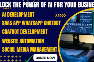 be your social media manager website automation ai whatsapp chatbot development