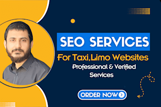 provide monthly SEO services for chauffeur, limo and taxi booking website