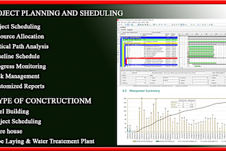 prepare schedules on primavera p6
