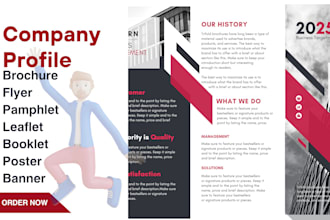 design digital brochure annual report company profile booklet product catalog