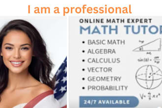 tutor probability, statistics, calculus, or geometry