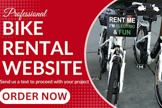 build bike rental website ebike cruisers scooter bicycle booqable rental website