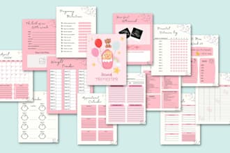 design high quality planners, journals, worksheets, calendar