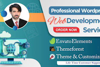 install, customize themeforest, envato elements, wordpress theme, templates