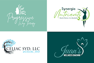 do holistic health wellness spiritual yoga spa healing logo