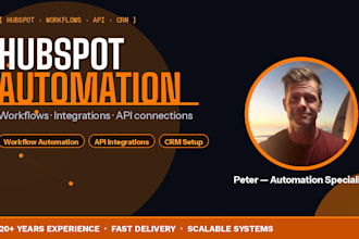 build all your hubspot workflow automations and API integrations