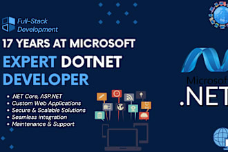 develop asp dot net custom software or web application