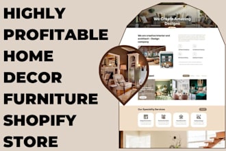 design profitable home electronic store appliance home decor dropshipping  store