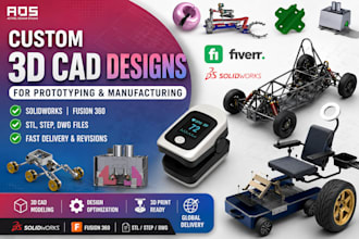 create professional 3d cad designs for your prototypes