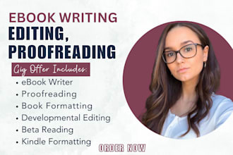 be ebook ghostwriter, developmental book editor, fiction, memoir, non fiction
