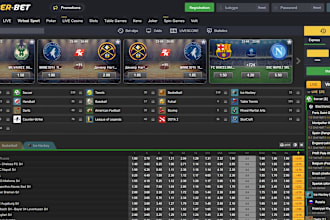 build custom sport website, fantasy football, fantasy sport tournament