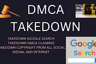 takedown content under dmca google search, etsy, ebay, reddit, onlyfans