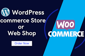 build dropshipping store, online store or webshop using woocommerce wordpress