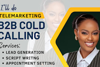 do telemarketing, b2b cold calling, appointment setting and lead generation