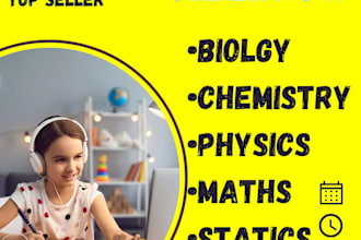 assist you in physics chemistry biology and math test