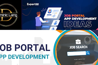 build android, ios app for your ideal job portal, job search, job listing, food