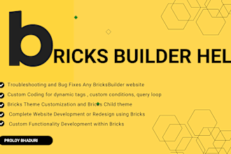 redesign or fix your bricks builder website in minutes