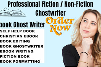 ghostwrite non fiction self help workbook fiction ebook ghostwriter book writer