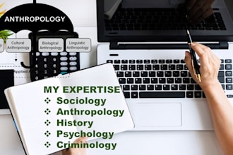 handle anthropology, psychology, history, criminology, and sociology