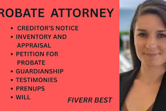 draft and review wills, trusts, probate docs, guardianship and prenups
