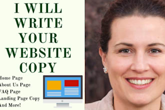 write website content as your copywriter
