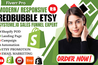 do redbubble, esty, teepublic, shopify pod, ecommerce promotion