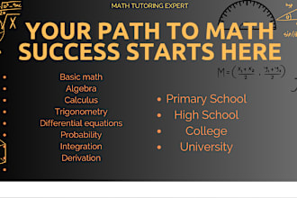 be your math teacher