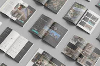 design a modern real estate brochure, listing presentation