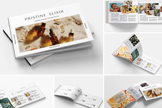 design a product brochure, real estate flyer or brochure, product catalog
