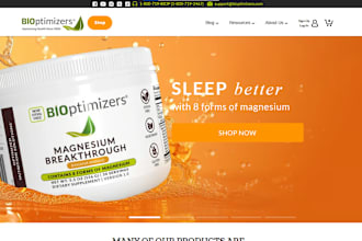 design dietary supplement website nutrition, vitamin store dropshipping website