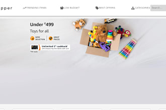 create custom  ecommerce web applications