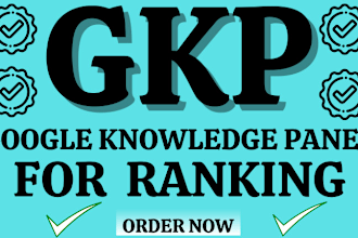 create verified google knowledgepanel ranking for person, company or brand