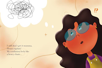make illustrations for storybooks or picture books