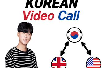 be your korean interpreter for video call meetings, events, or conferences