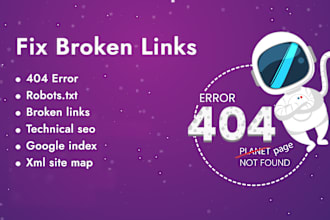 fix broken links and SEO issues on your wordpress site
