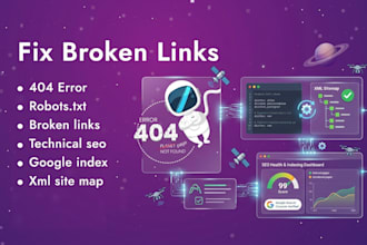 fix broken links and SEO issues on your wordpress site