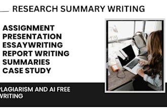 write case study analysis, report, assignments, research and summaries