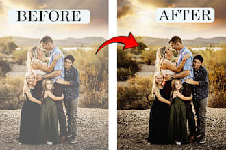 retouch pregnancy, newborn, family photos, wedding photoshop