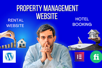 create property management website,  real estate website,
