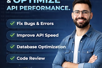 fix backend bugs and optimize your API performance
