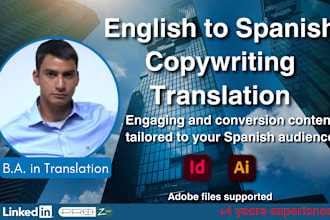 translate your copywriting from english to spanish