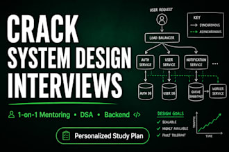 mentor you in system design and dsa for software engineer interviews