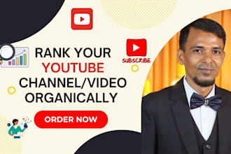 be your youtube SEO expert for organic growth