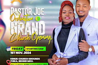 design church, event, business, food, party, club,  birthday flyer