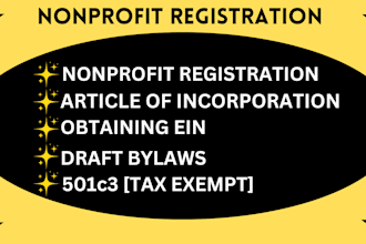 setup 501c3, reinstate 501c3, non profit registration, llc registration and ein